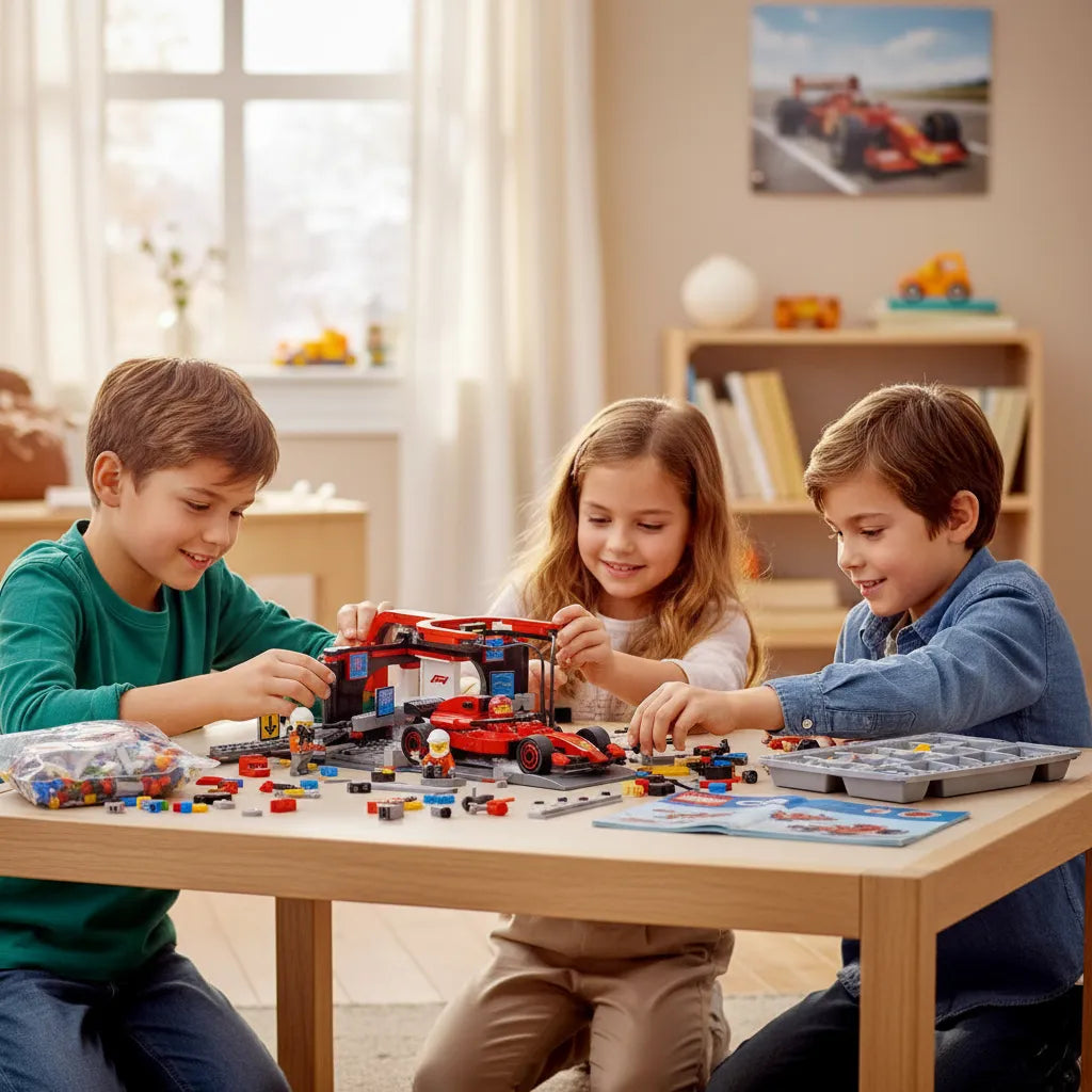 Juguete Lego City F1 Pit Stop Ferrari 322 Piezas Para Niños
