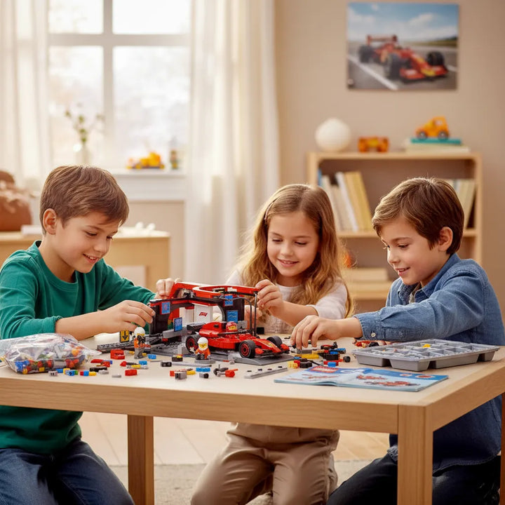 Juguete Lego City F1 Pit Stop Ferrari 322 Piezas Para Niños