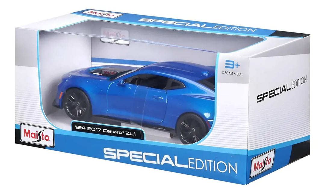 Carro 1:24 Se 2017 Chevrolet Camaro Zl Azul
