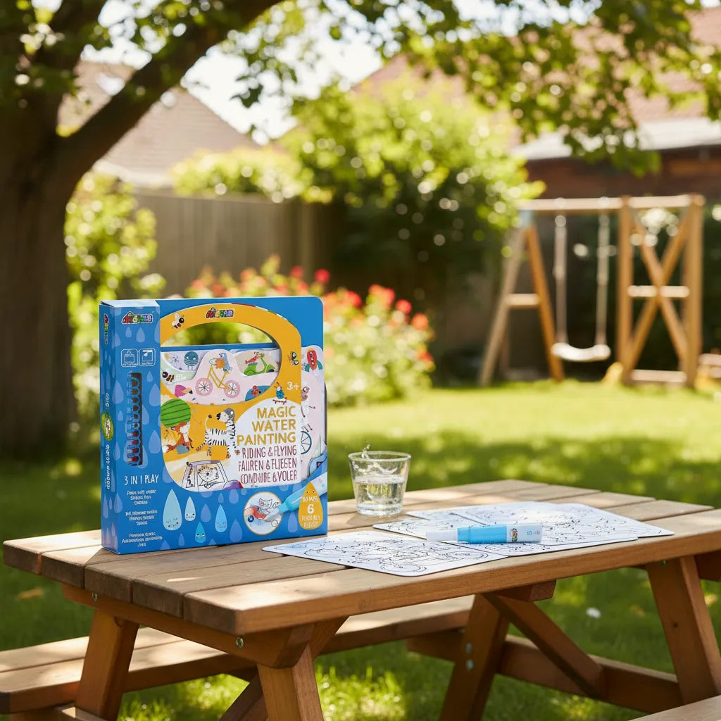 Libro Magico Para Pintar Con Agua Conducir o Volar