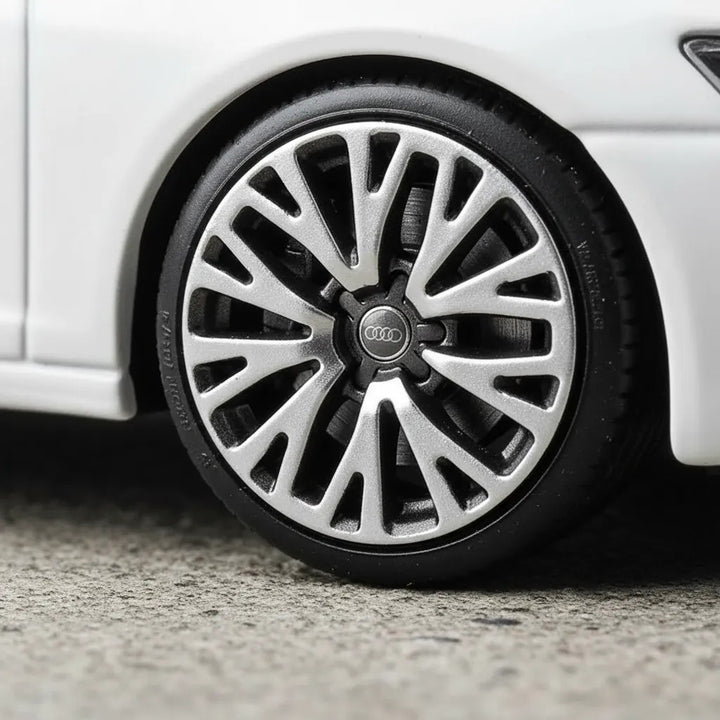 Carro Coleccionable 1/43 Bburago Audi A6 Avant Blanco