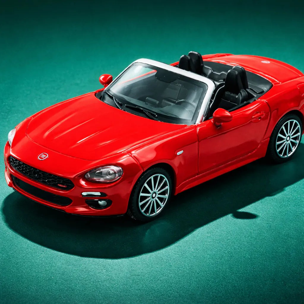 Carro Coleccionable A Escala 1:43 Fiat 124 Spider