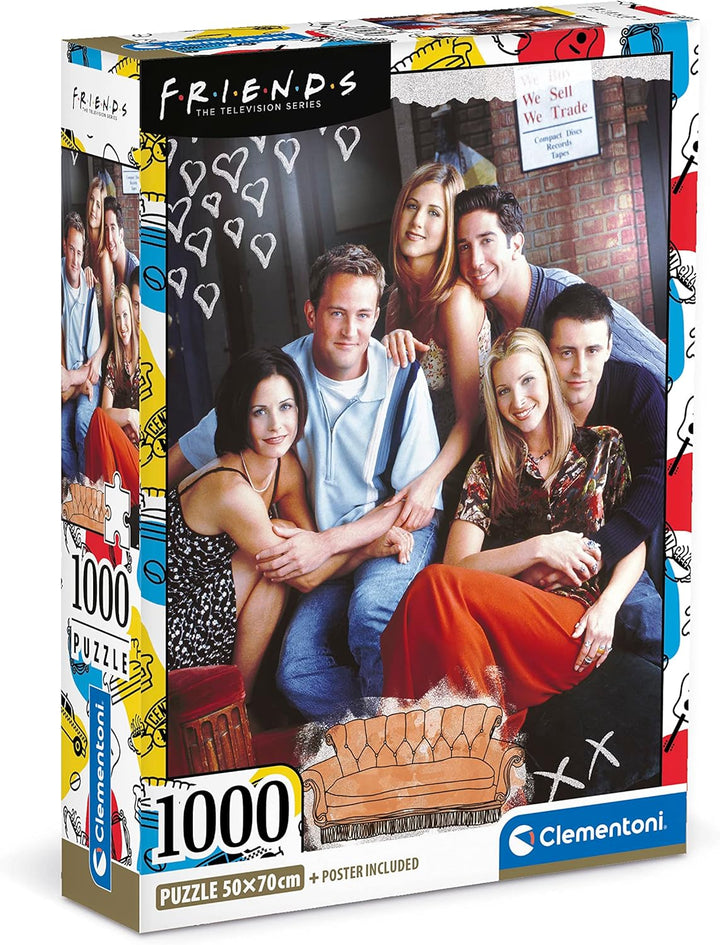 Rompecabezas 1000 Piezas Friends Clementoni