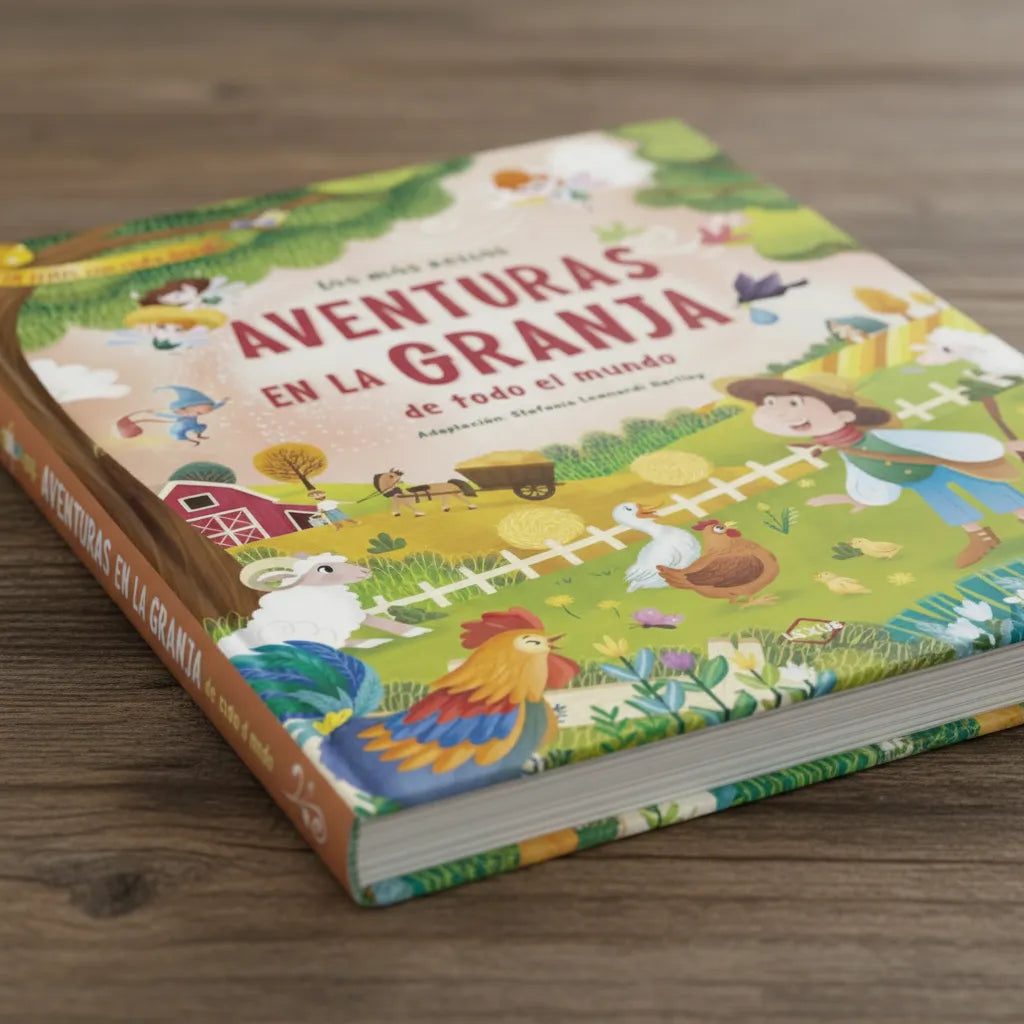 Libro Aventuras En La Granja Para Niños