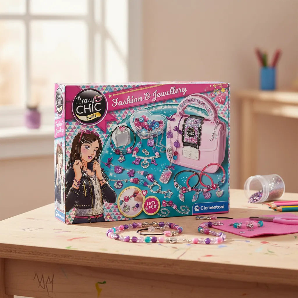 Set De Joyas Con Bolso De Mano Niñas