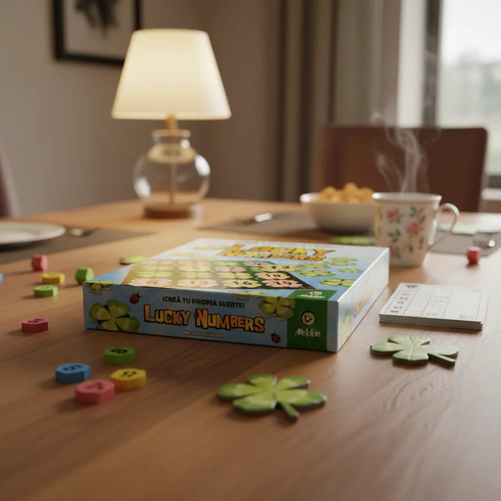 Juego De Mesa Lucky Numbers 2021 Estrategia Niños Y Adultos