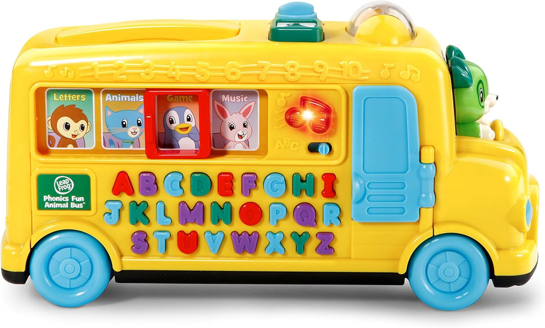 Juego Autobús Educativo Letras Y Animal Niños
