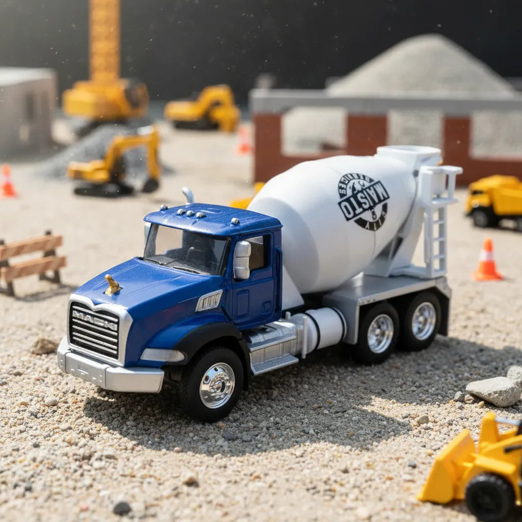 Camión De Construcción Mack Trucks Mezcladora