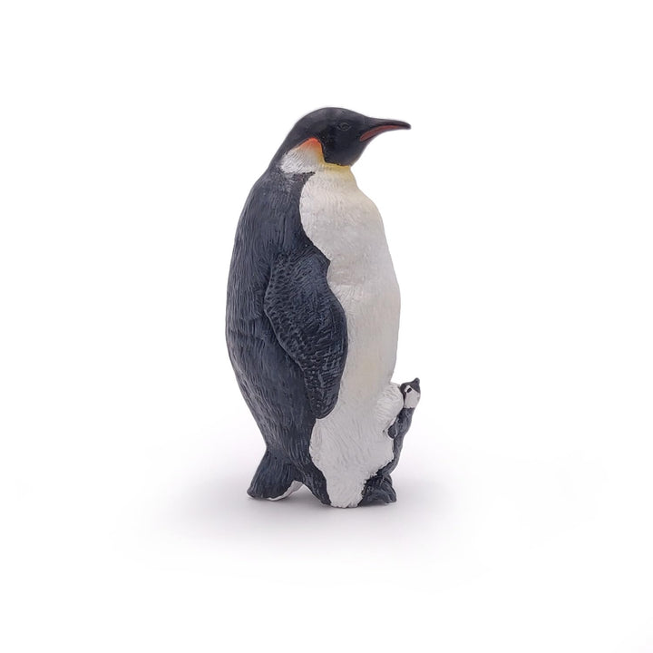 Figura Pingüino Emperador Pintada A Mano papo