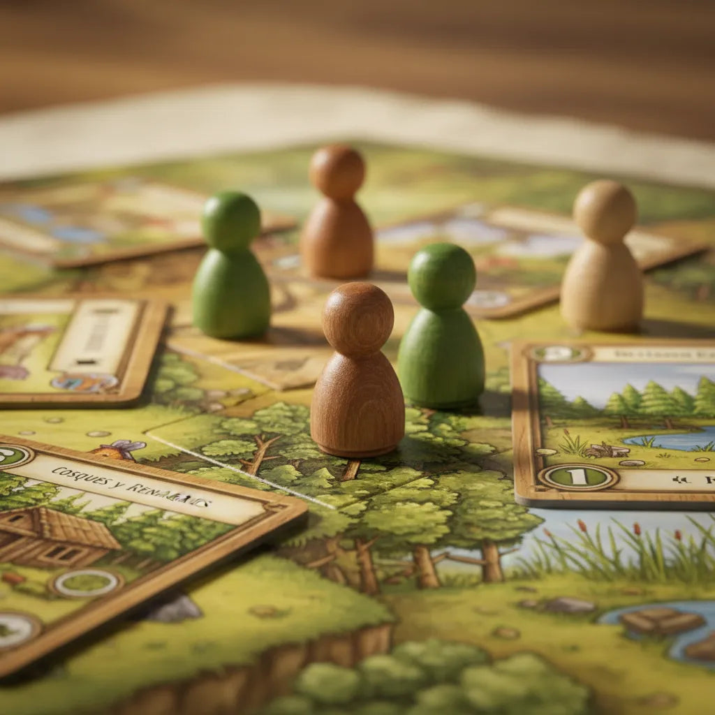 Juego De Mesa Agrícola Bosques Y Cenagales Expiación Niños