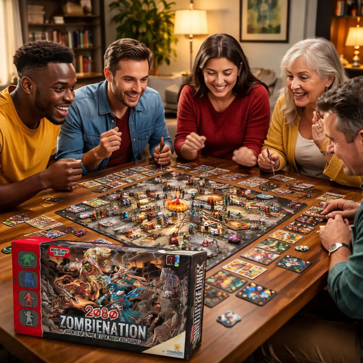 Juego De Mesa Zombienation Estrategia 2080 Para Niños