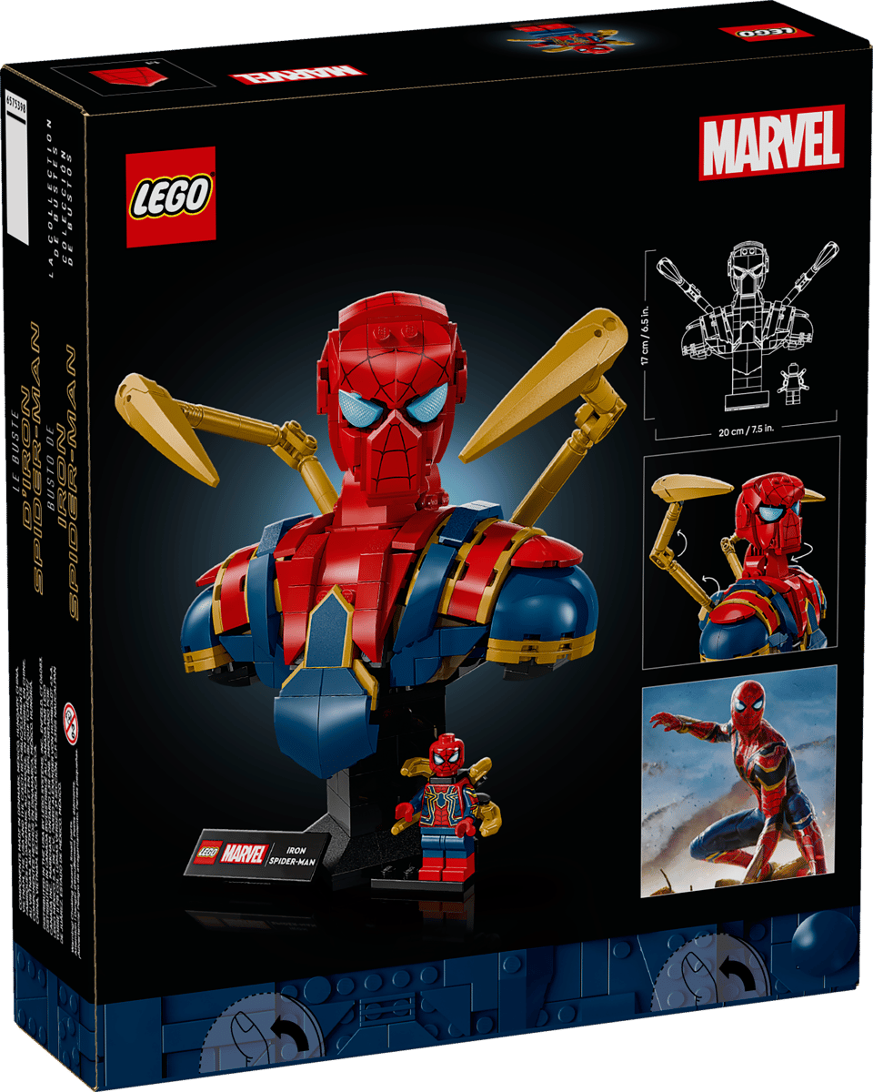 Juego De Construcción Iron Spiderman 379 Piezas Para Niños