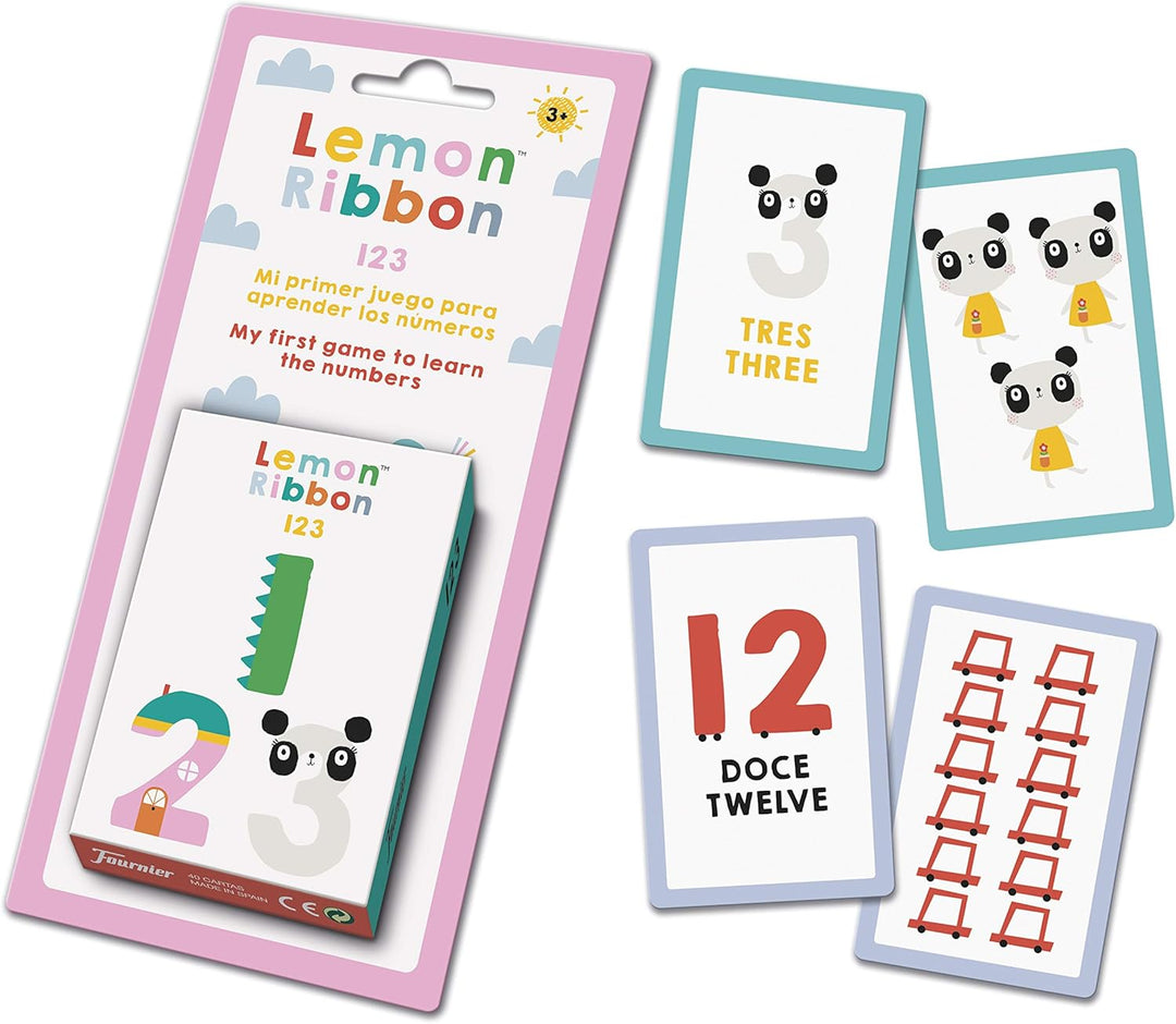 Juego Didáctico Cartas Lemon Ribbon 123 Niños