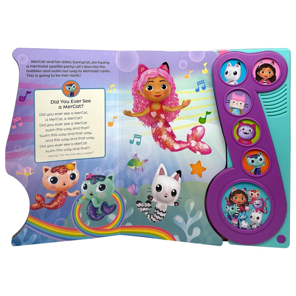 Libro Didáctico Sonido Dollhouse Gabby's Para Niños