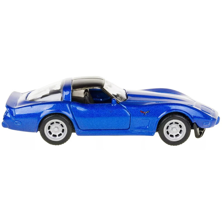 Carros Coleccionable A Escala 1/36 Chevrolet Corvette Azul
