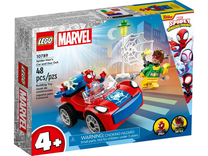 Juego Lego Marvel Auto De Spidey Y Doc Ock Para Niños