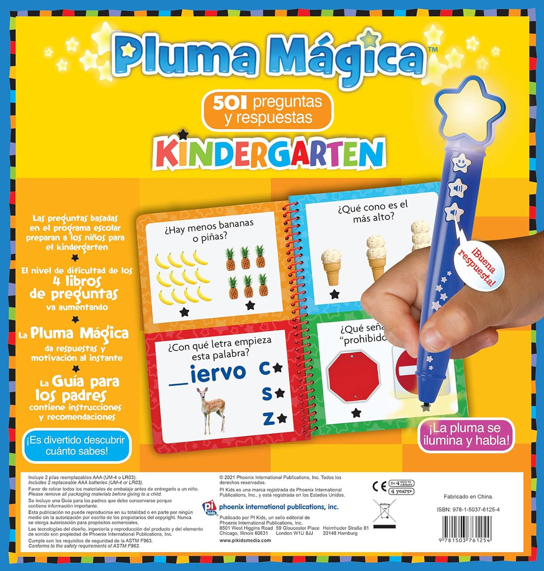 Libro Pluma Mágica Kindergarten Preguntas Y Respuestas Niños