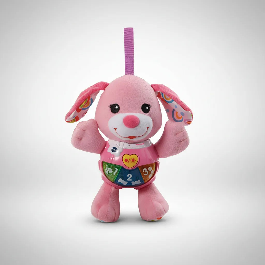Juguete Bebé Peluche Perrita Luces Sonido