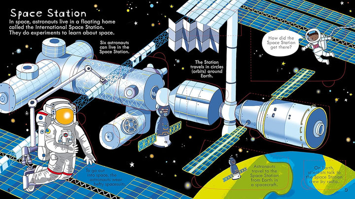 Libro Interactivo El Espacio Con Solapas Para Niños