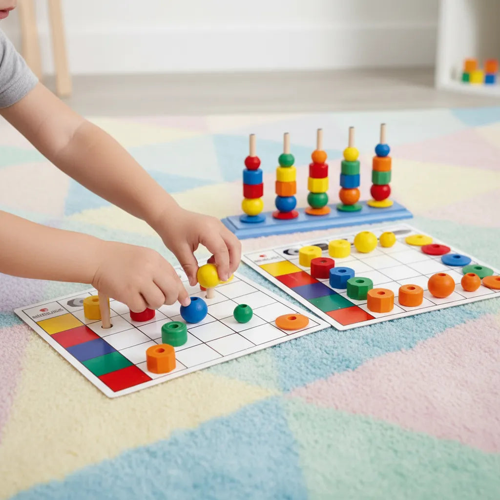 Juego Tablero De Actividades Madera Para Niños