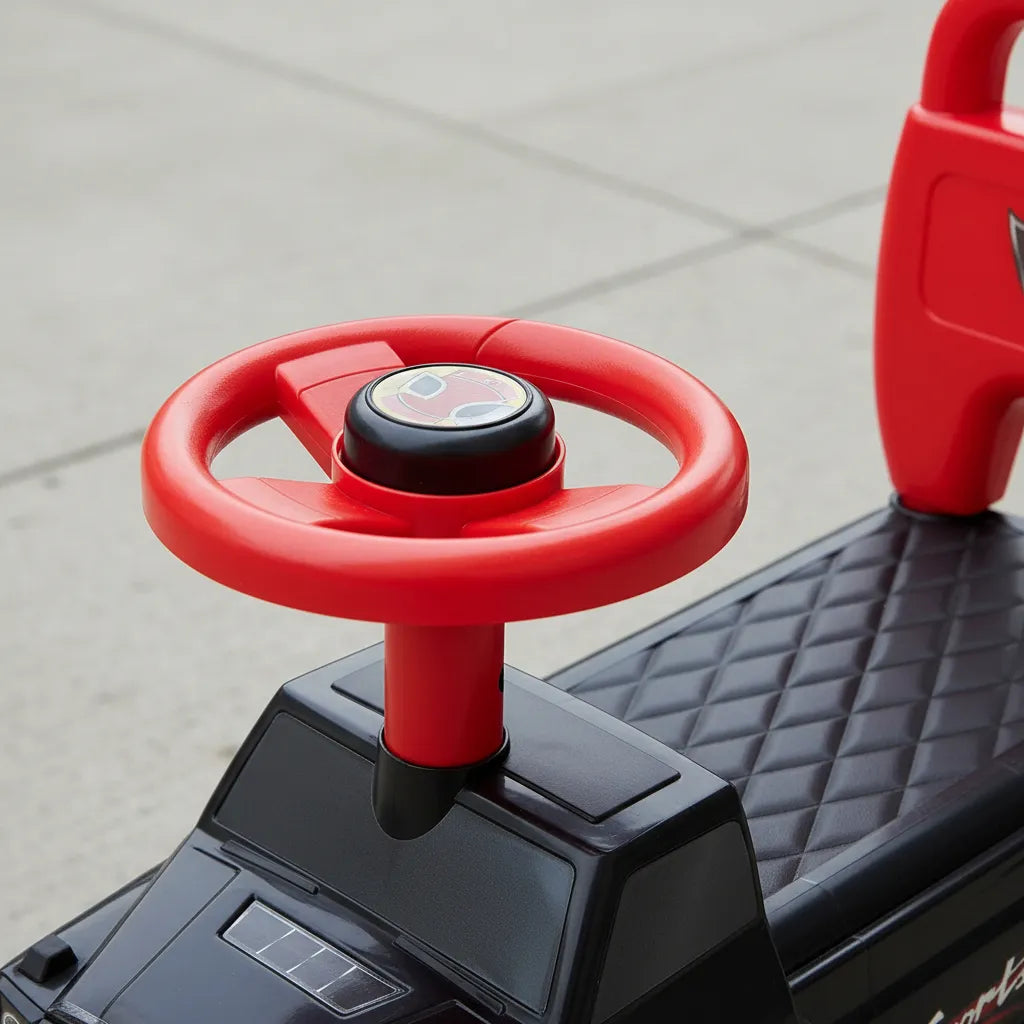 Carros Montable Con Bocina Negro Para Niños