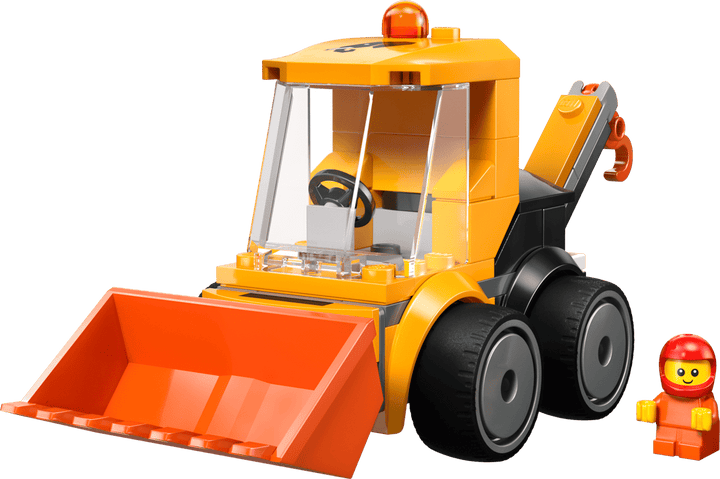 Juego Construcción Cargador Frontal 61 Piezas Niños