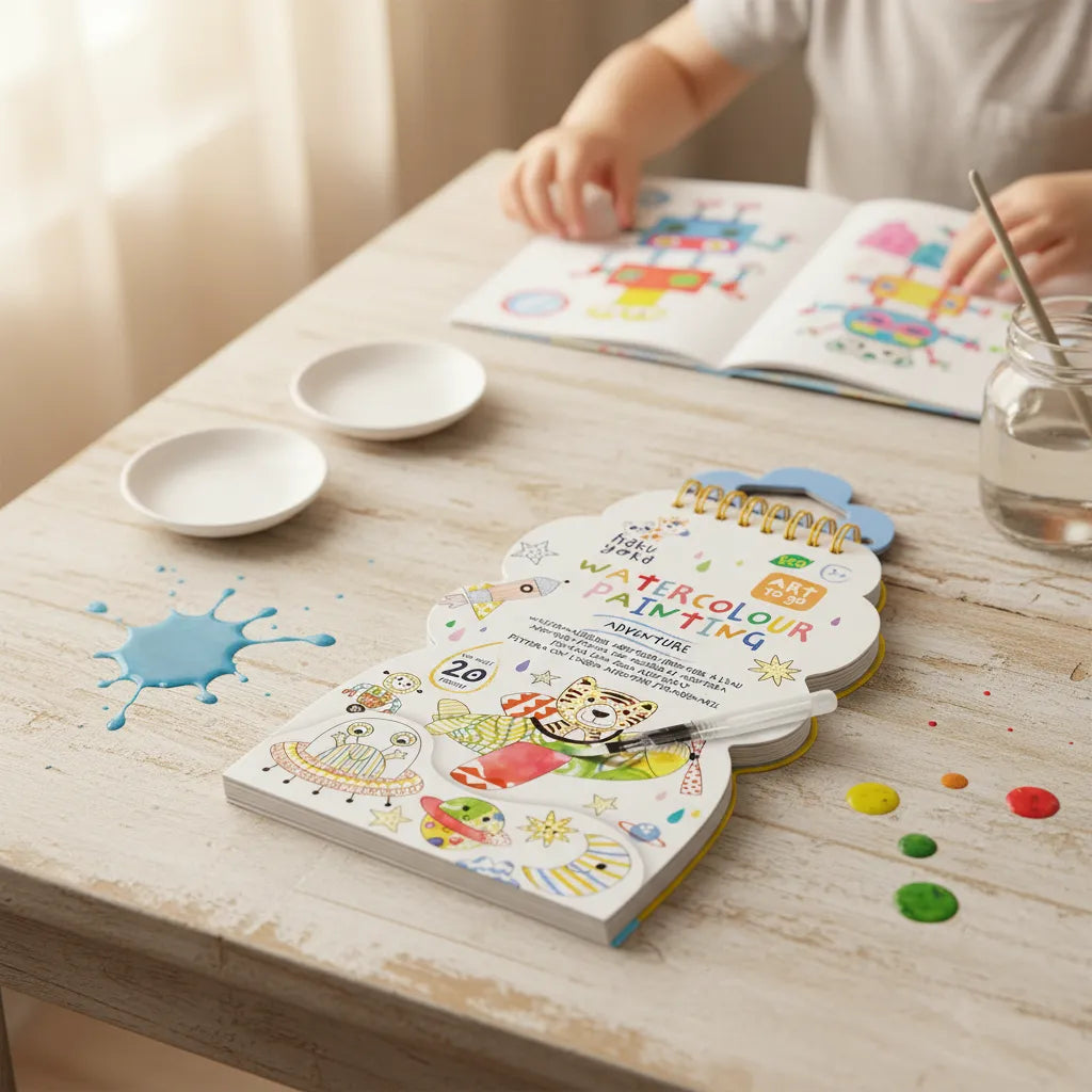 Libro De Pintura Aventura Borrable Para Niños