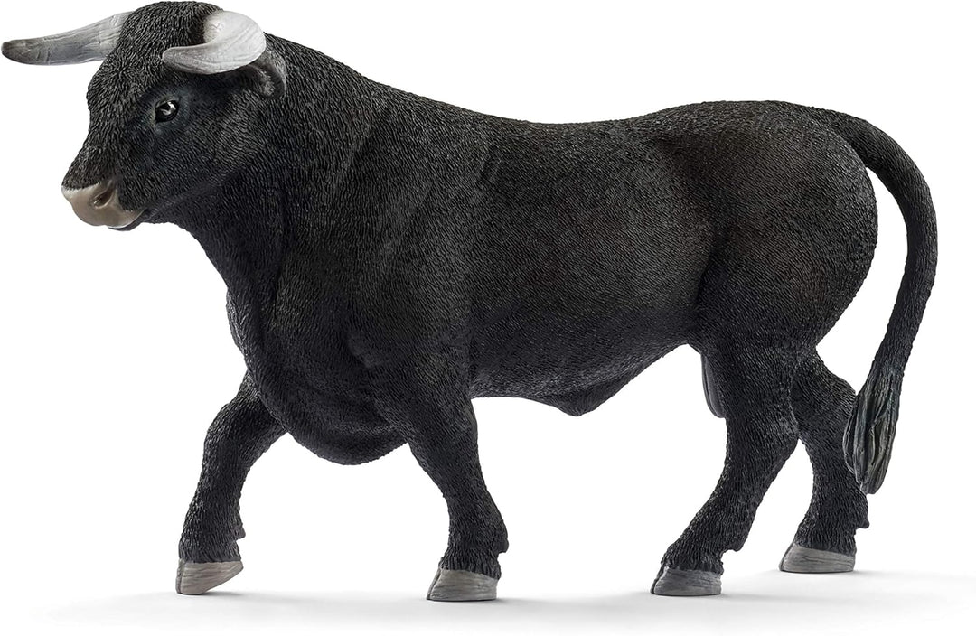 Figura Animales Toro Negro Pintada A Mano Schleich