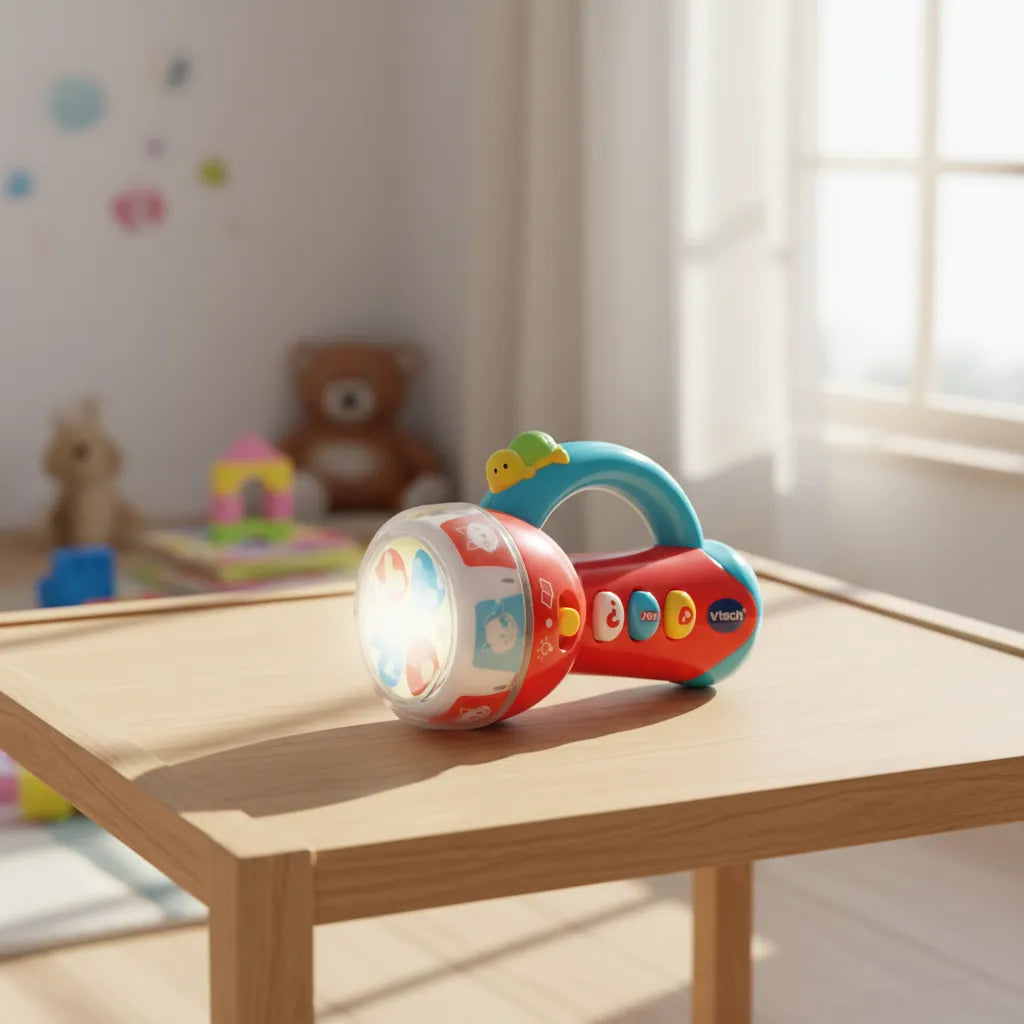 Juguete Linterna De Colores Gira Y Aprende Para Niños