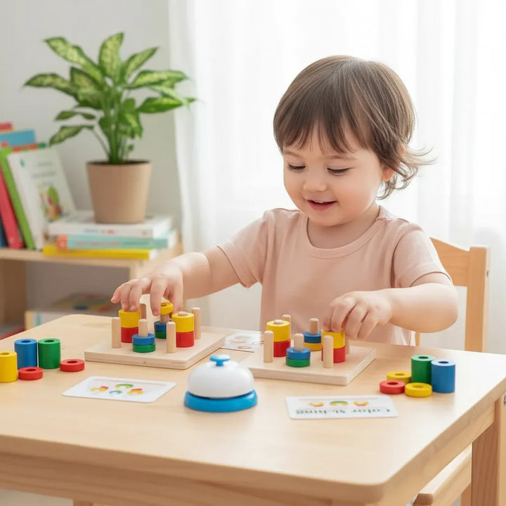 Juego Didáctico Multifuncional Colores Para Niños Familia