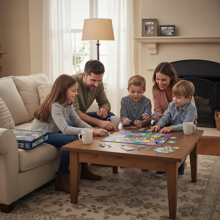Juego De Mesa Patchwork Expréss Estrategia Devir Para Niños