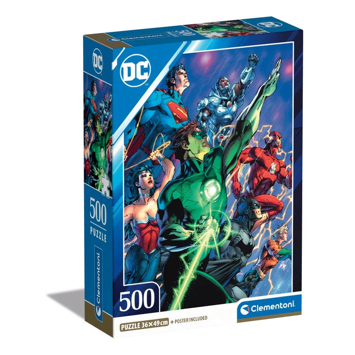 Rompecabezas 500 Piezas Dc Comics Clementoni Adultos