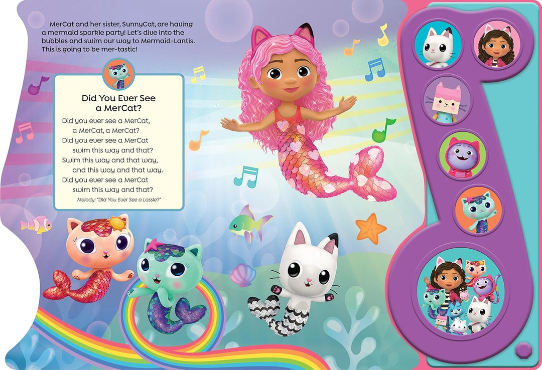 Libro Didáctico Sonido Dollhouse Gabby&