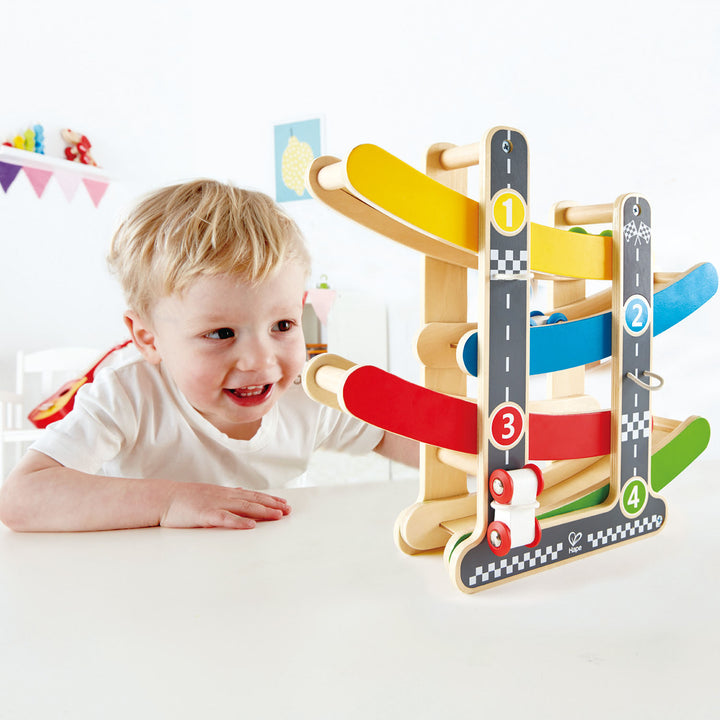 Juego  Pista De Carreras en madera Para Niños