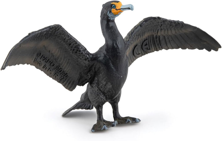 Figura Coleccionable Cormorán Papo Pintada A Mano