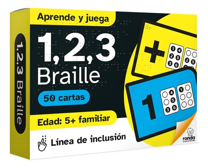 Juego De Cartas Didáctico Braille 123 Niños