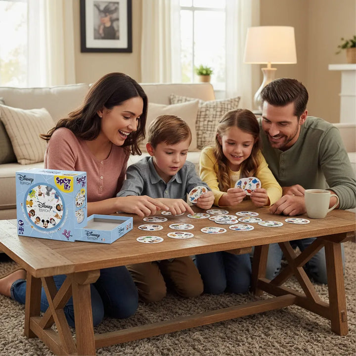 Juego De Mesa Dobble 31 Disney Estrategia Para Niños Familia