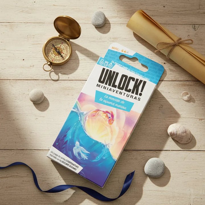 Juego De Mesa Unlock! Mini La Canción De La Espuma Marinas