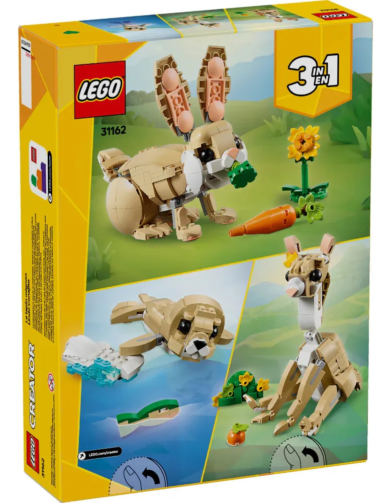 Juego lego Conejito Tierno 3 En 1 Lego Niños
