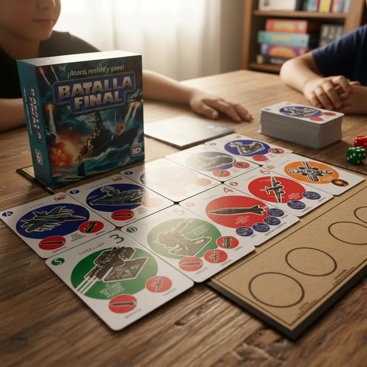 Juego De Mesa Batalla Final Estrategia Para Niños Familia