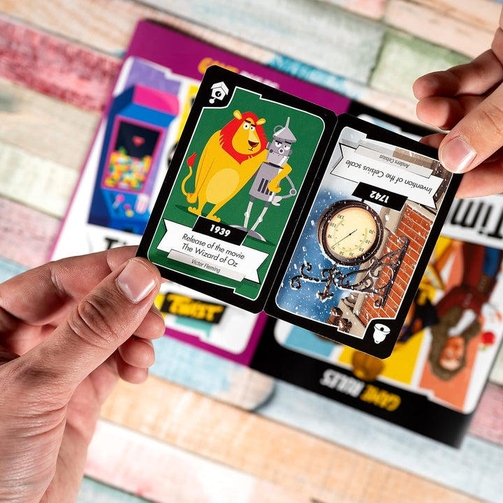 Juego De Mesa Timeline Twist Cooperativo Para Niños Familia
