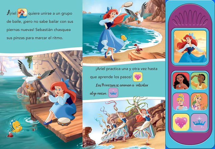 Libro Disney Princesas Aprende Jugando Sonidos Para Niños