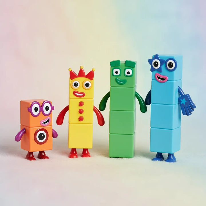 Juego Set Figuras  Numberblocks 1 A 5 Para Niños