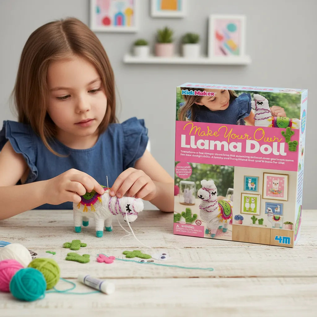 Kit De Arte Haz Tu Propio Muñeco Llama