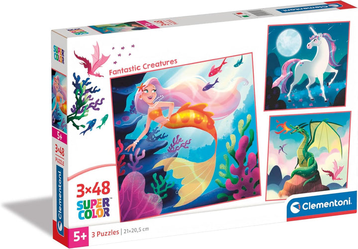 Rompecabezas 3x48 Piezas Mágicas Niños