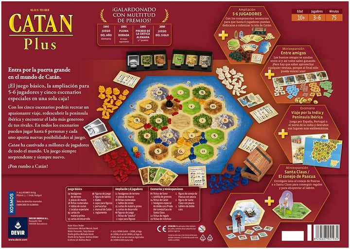 Juego De Mesa Catan Plus Para Adultos
