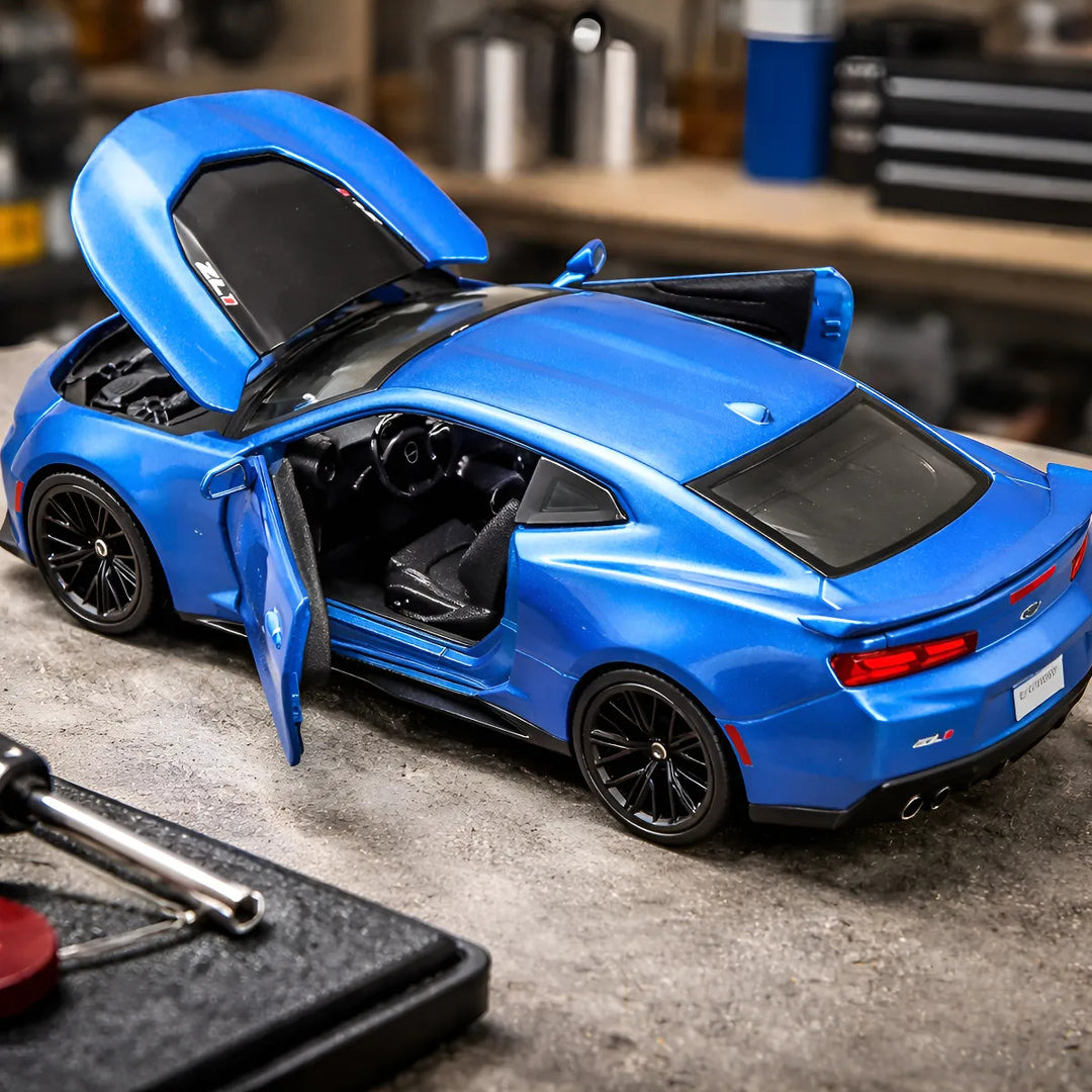 Carro 1:24 Se 2017 Chevrolet Camaro Zl Azul