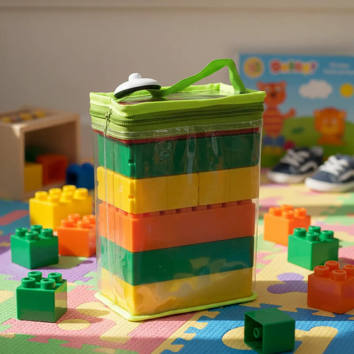 Juego Mega Bloques Construcción 47 Piezas Para Niños