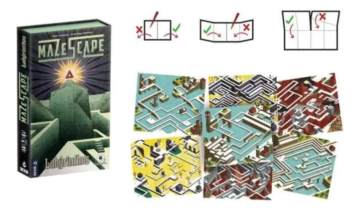 Juego De Mesa Mazescape Labyrinthos Adultos