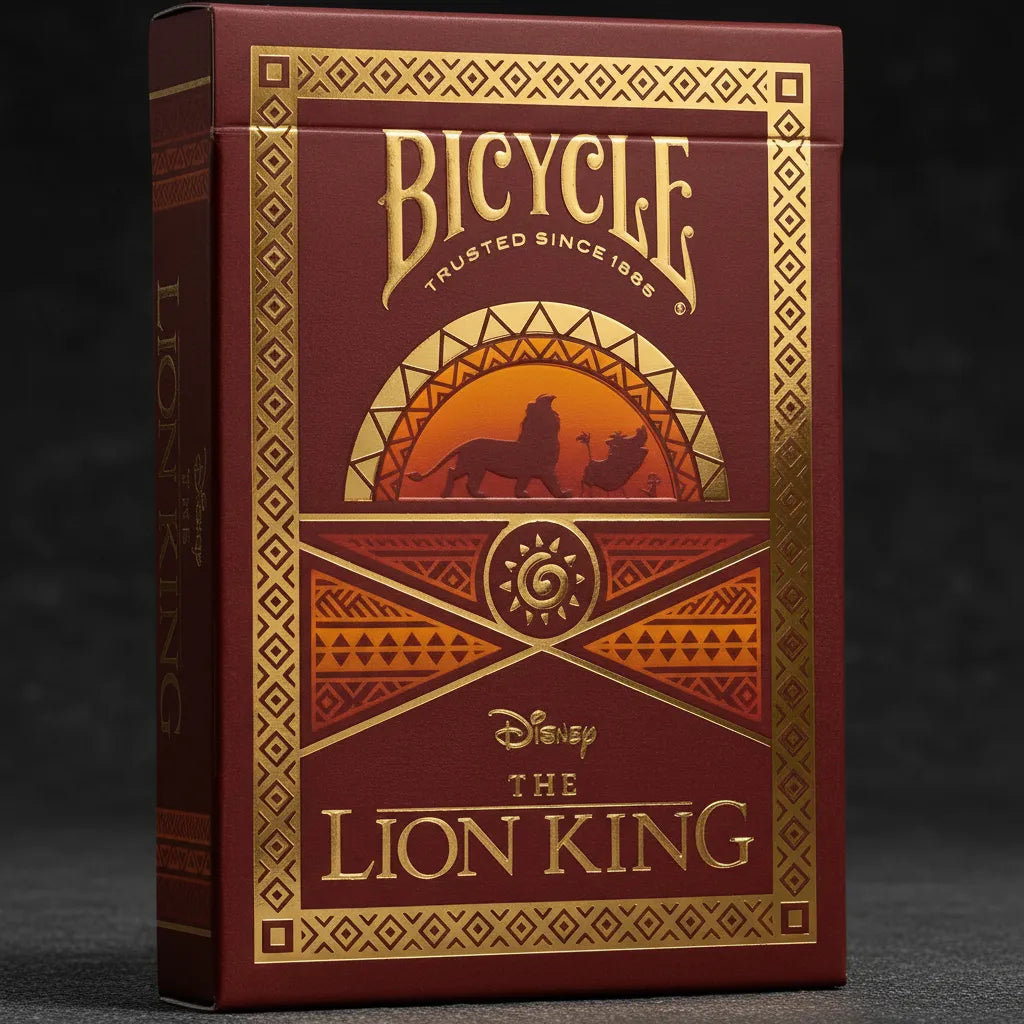 Barajas Cartas Bicycle Rey León Naipes Magia